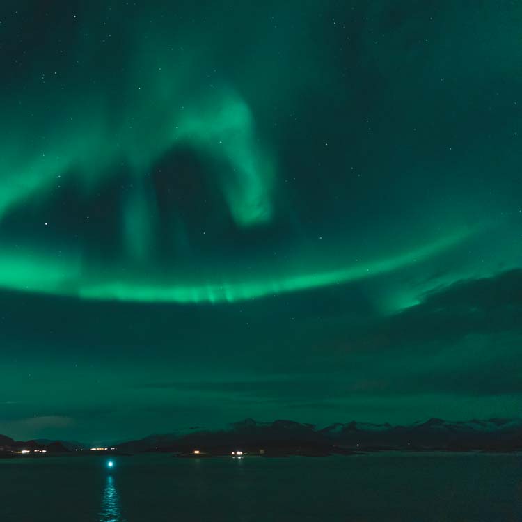 Northern lights at Sommarøy Tromsø Norway