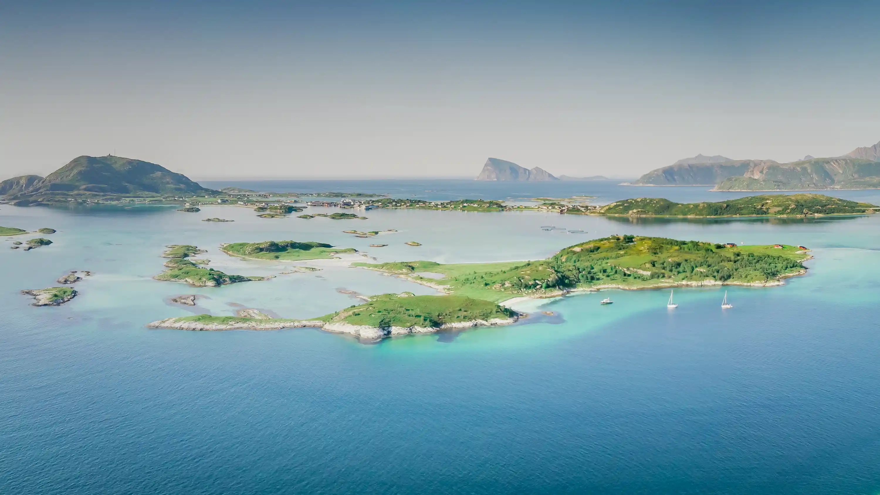 Beautiful small islands and beaches at the archipelago